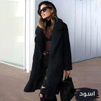 Lucky Coat بالطو فرو هافان مشكي — دفء حقيقي وستايل Lara Store