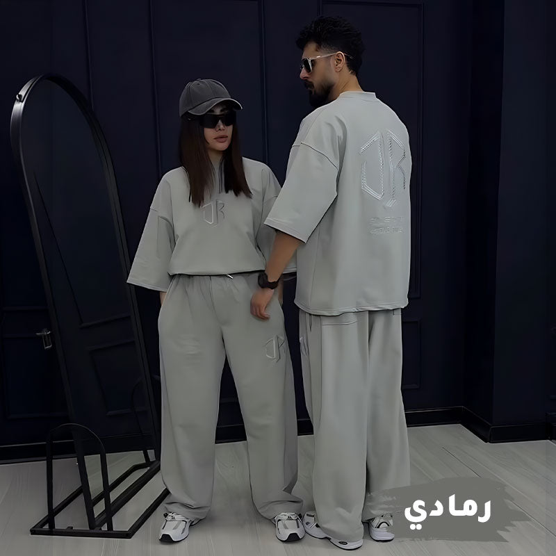 Twiny Set كابلز بترولي — طقم كابلز لون بترولي أنيق Lara Store