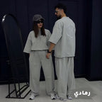 Twiny Set كابلز بترولي — طقم كابلز لون بترولي أنيق Lara Store