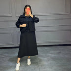 دريس وجاكيت روزالين أسود — فستان وجاكيت نسائي أنيق من Lara Store مصر