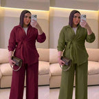 سوت جومانة برجاندي — طقم نسائي راقٍ لون برجاندي Lara Store