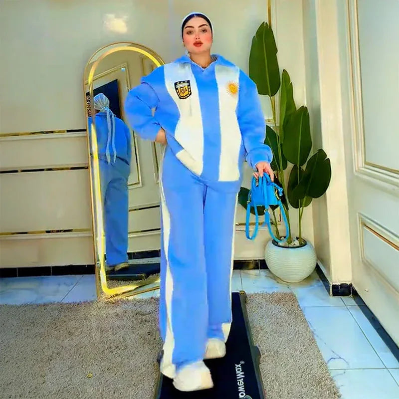 سوت ارجنتيني كابلز أسود — طقم كابلز نسائي قطعتين مريح من Lara Store
