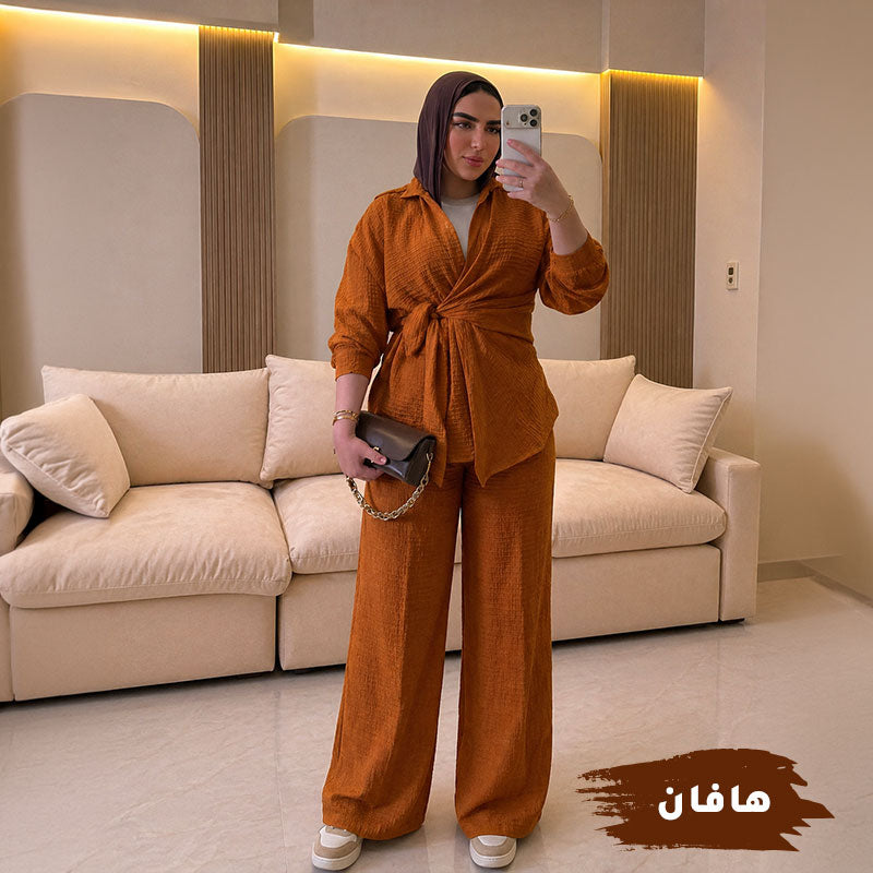 سوت جومانة إطلالة نهائية — طقم نسائي فاخر أنيق من Lara Store مصر